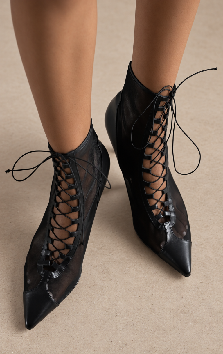 STEFANI TRANSPARENT BLACK