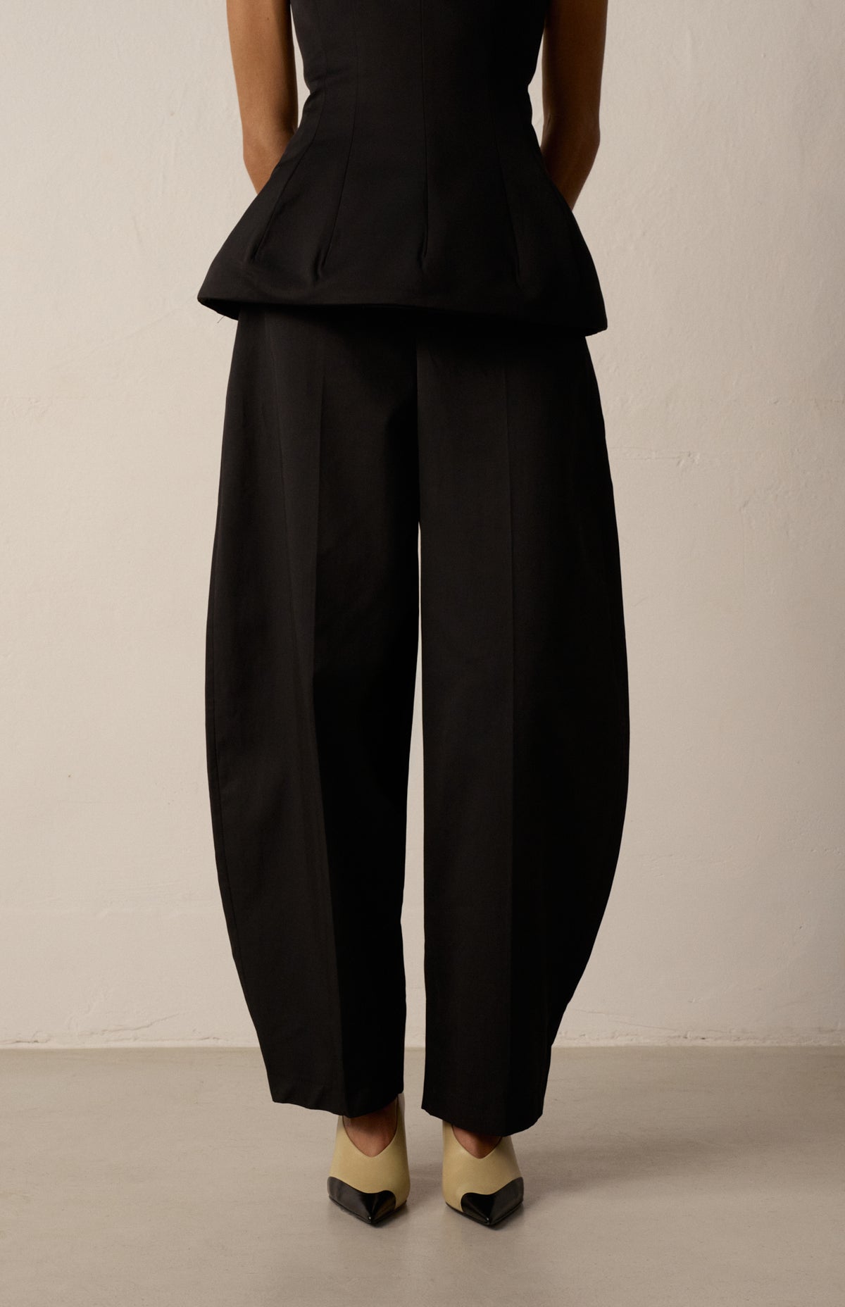 MATILDE BICOLOR BLACK BEIGE