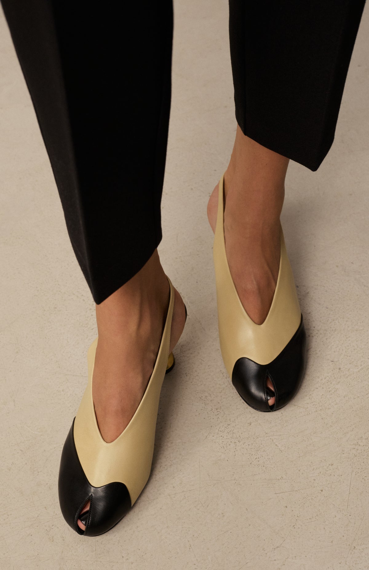 SABRINA BICOLOR BLACK BEIGE