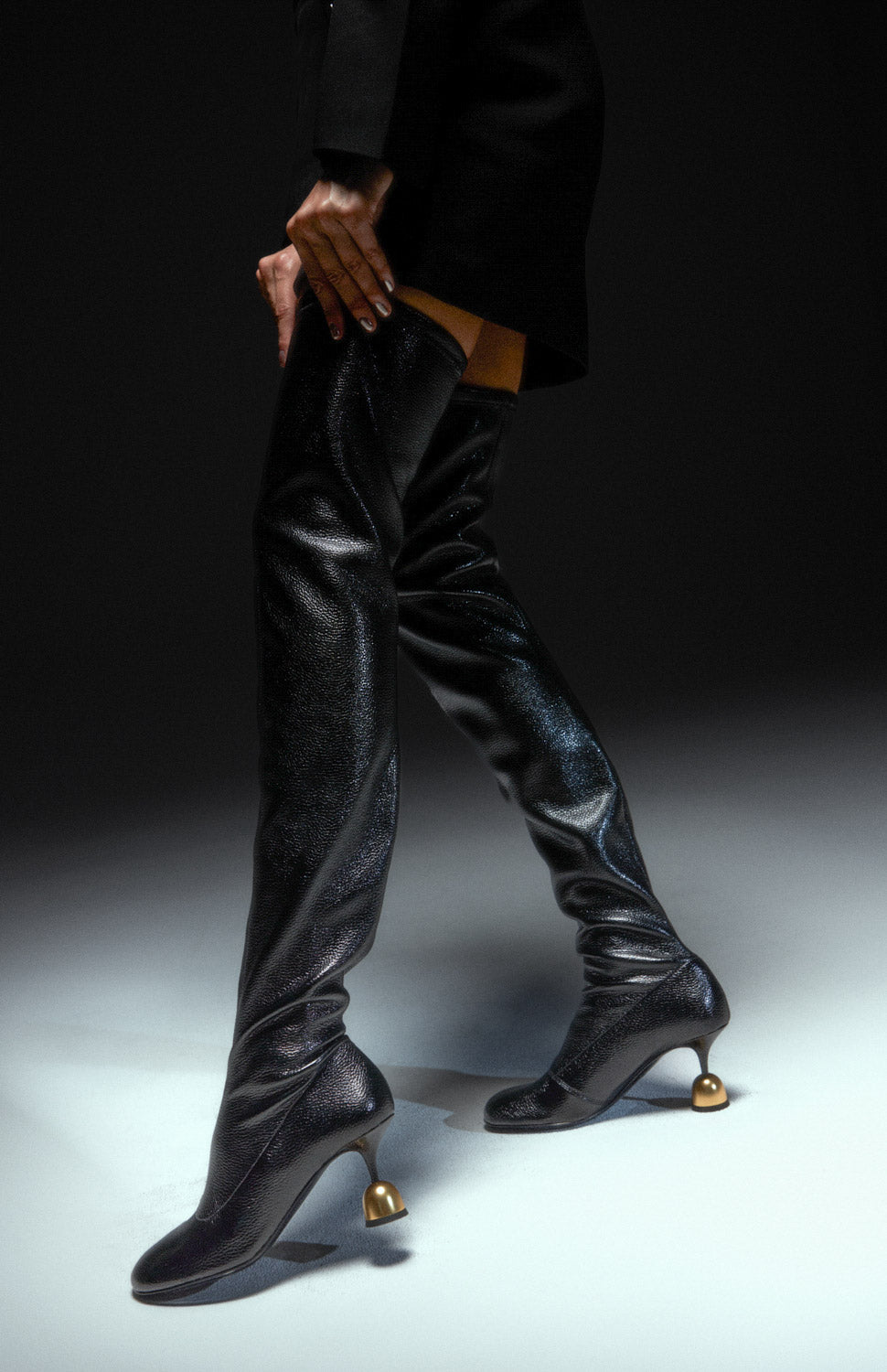 CORNELIA METALLIC BLACK