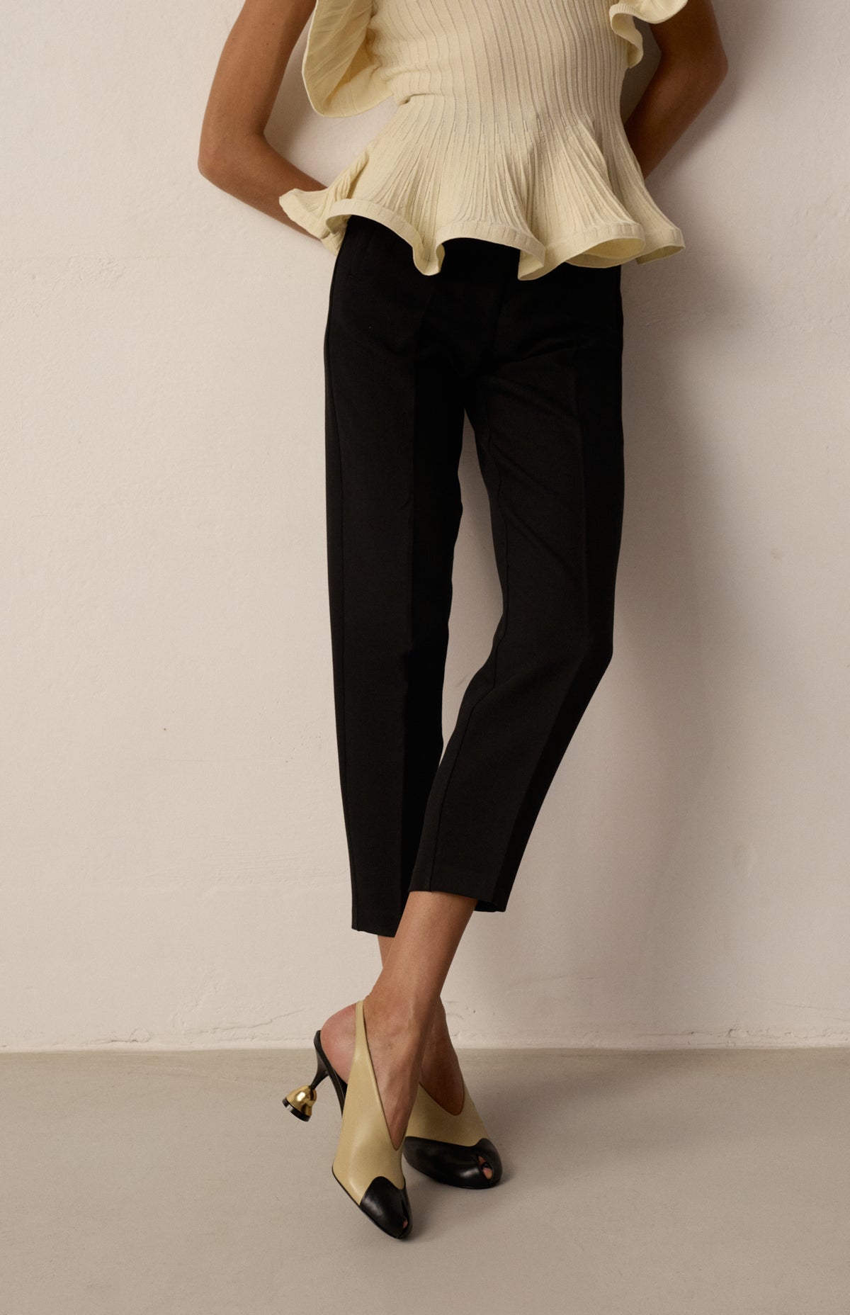 SABRINA BICOLOR BLACK BEIGE