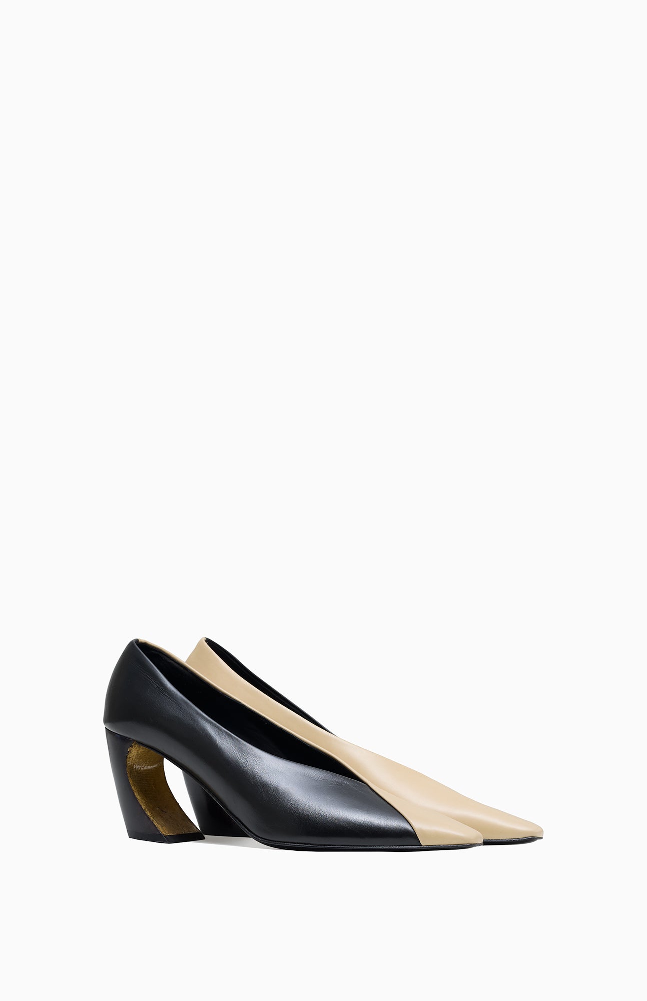 DILETTA BICOLOR BLACK BEIGE